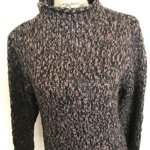 Deane& White Black & brown soft chunky sweater
